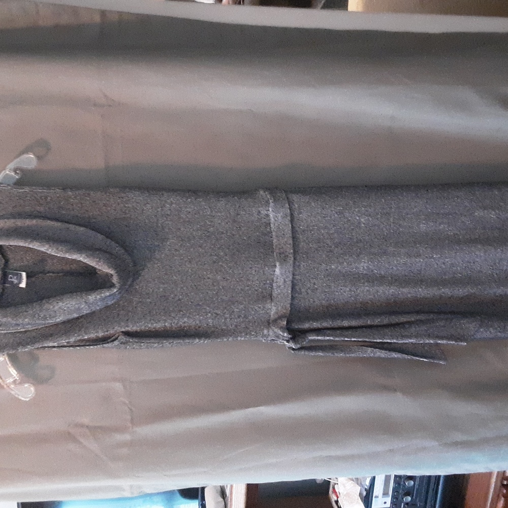 L'PATRICIA vintage black and silver dress.